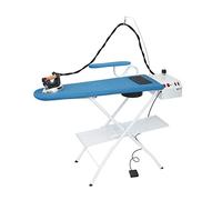 EOLO Table à Repasser AS08 Professionnelle Aspirante Planche Chauffée avec Régulation de Température Chaudière en Cuivre Fer à Repasser avec Pare-Vapeur Jeannette Etagère à Linge Efficacit