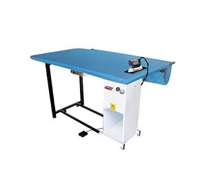 EOLO Table à Repasser Professionnelle Rectangulaire Chauffante 3 Moteurs Aspirants Régulation Température Linge Draps Centrale Vapeur Fer Anticalcaire Chaudière Cuivre Efficacité Energétique TS06