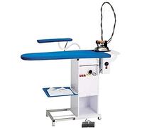 EOLO Table à Repasser TS01 Professionnelle Chauffante Aspirante Soufflante Pliable Roulettes Planche Stable Jeannette Centrale Vapeur Fer Anticalcaire Chaudière Cuivre Efficacité Energétique A++