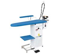 EOLO Table à Repasser TS04 RA Professionnelle Chauffante Aspirante Soufflante Pliable Roulettes Planche Stable Jeannette Centrale Vapeur Fer Chaudière Anticalcaire Autonomie Illimitée A++