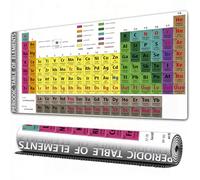 EOMKSE Grand Tapis de Souris de Jeu,Tableau périodique des éléments Étudiant en doctorat en Chimie Famille pour l'éd,avec Bords surpiqués et Dos antidérapant,sous-Main pour Clavier et Souris,40x75 cm
