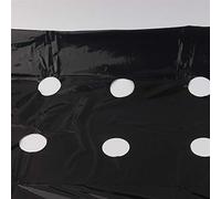 EOMO Film de paillage perforé en polyéthylène Noir à 5 Trous, 95 cm x 10 m, for Serre à Fraises, désherbage et Isolation Thermique