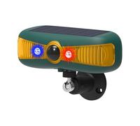 EONANT Alarme solaire avec détecteur de mouvement extérieur - 129 dB - Double haut-parleur - 13 types de sons + clignotement lumineux puissant - Intrus rapide (1 pièce)