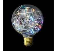 EONANT Ampoule décorative LED vintage G95 Globe Fairy Light Bulb E27 Base 3 W 300 lm Edison Starlight décoratif String Light Industrial Spiral Design pour la maison, les vacances Décoration