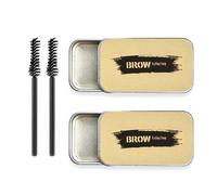 EONFAVE Lot de 2 gels à sourcils 3D Wild Eyebrow - Durable et imperméable - Avec brosse - Gel à sourcils transparent pour effet laminage - Maquillage