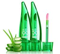 EONFAVE Lot de 2 rouges à lèvres à l'aloe vera, à changement de couleur magique, hydratant et durable, à l'aloe vera, brillant et hydratant (rose, 10 ml)