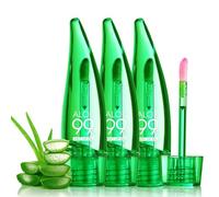 EONFAVE Lot de 3 rouges à lèvres à l'aloe vera, à changement de couleur magique, à l'aloe vera, hydratante et durable, avec effet volumisant, transparent, brillant et hydratant (15 ml)