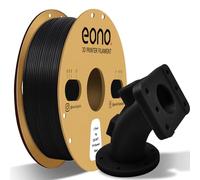 Eono Filament PP 1,75 mm pour imprimante 3D, filament semi-flexible ultra résistant en polypropylène, noir, 2,2 lb (1 kg)