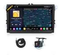 Eonon 9 Pouces Android 14 Autoradio 4+64 Go pour VW Golf VI/V Polo Touran Passat T5 Seat Skoda, écran de GPS Sat Nav, sans Fil CarPlay, Android Auto, Caméra de recul, Wi-FI/Bluetooth/USB VWX7A