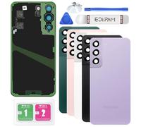 Eonpam Couvercle Batterie Vitre Arrière Remplacement pour (Samsung Galaxy S22) Origine Cache Batterie Trousse de réparation (Violet)
