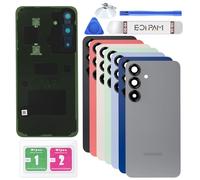 Eonpam Vitre Arrière Cache Batterie pour Samsung Galaxy S25+ Plus Argente