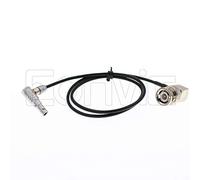 Eonvic 00B à Angle Droit 4 Broches vers BNC Rouge Epic Sync câble de Time Code