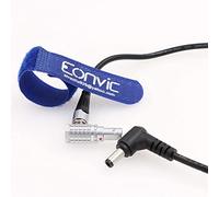 Eonvic 2-pin mâle vers DC Jack 2,5 mm à Angle Droit Teradek Bolt câble d'alimentation