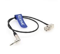 EONVIC 991997 Câble de synchronisation Tentacule TRS vers BNC Timecode 3,5 mm pour appareil photo Canon EOS C300/500 Sony F55/Amira/Zoom F8, noir