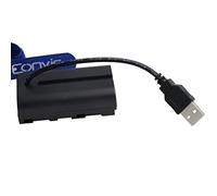 Eonvic Adaptateur d'alimentation pour moniteur Atomos Shogun NP-F970 DC coupleur batterie factice vers USB