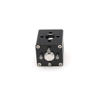 Eonvic Adaptateur de support carré amovible 3/8" 25 mm pour transmission d'image ARRI RED Vaxis (noir)