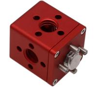 Eonvic Adaptateur de support carré amovible de 25 mm pour caméra ARRI RED Vaxis Transmission d'image (rouge)