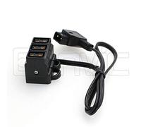 Eonvic Adaptateur répartiteur mâle D-Tap type B vers 3 ports femelle P-Tap D-Tap pour alimentation de photographie