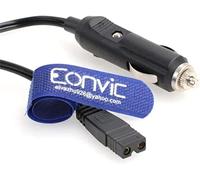 Eonvic Câble 12V CC à 2 broches avec prise pour glacière de voiture mini réfrigérateur (3m)
