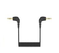 Eonvic Câble audio TRS vers TRS 3,5 mm pour appareil photo Nikon, pour Rode Wireless GO Il VideoMicro Go Pro +, pour microphone DJI Boya Mammoth (Noir)