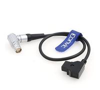 Eonvic Câble d'alimentation 2B 4 broches femelle à angle droit vers Dtap pour appareil photo Red Ranger Monstro 8K Red V-Raptor XL