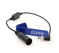 Eonvic Câble d'alimentation 4 broches XLR mâle vers 5,5 x 2,1 mm DC 12 V verrouillable pour moniteur Atomos Ninja V