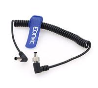 Eonvic Câble d'alimentation à angle droit verrouillable 2,5 mm CC vers 2,5 mm CC pour appareils vidéo tactiles Atomos Shogun 7/Smallhd 702 Pix-E7 Pix-E5