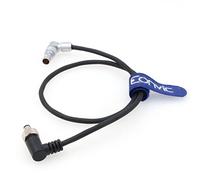 Eonvic Câble d'alimentation CC rotatif à 2 broches vers 2,1 mm pour moniteur Atomos Z CAM E2 SmallHD