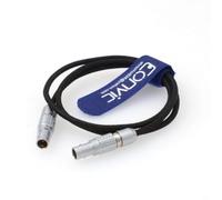 Eonvic Câble d'alimentation flexible 2 broches vers 2 broches mâle pour Teradek Bond Alexa Paralinx, SmallHD 703 et 503, Vaxis (câble flexible, 90 cm)