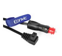 Eonvic Câble d'alimentation pour réfrigérateur de voiture 12 V/24 V avec prise allume-cigare pour glacière Dometic, Alpicool, Waeco CF, ARB, Setpower, ICECO, Mobicool FR40 (2,5 m)