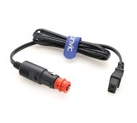 Eonvic Câble d'alimentation pour réfrigérateur de voiture 12 V/24 V avec prise allume-cigare pour glacière Dometic, Alpicool, Waeco CF, ARB, Setpower, ICECO, Mobicool FR40 (S-3M)