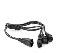 EONVIC Câble d'alimentation répartiteur Y IEC 320 C14 mâle vers 3 x C13 Femelle 1 m