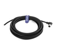 Eonvic Câble de capteur électrique M12 4 broches femelle à angle droit 5 m