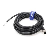 Eonvic Câble de capteur électrique M12 4 broches mâle droit 5 m