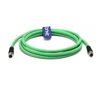 Eonvic Câble de données d'alimentation industriel M8 4 broches A Code mâle vers mâle Cat5e Gigabit Ethernet Shield High Flex pour commutateurs Beckhoff ZK1090-3191 Capteurs 20 m