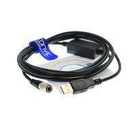 Eonvic Câble de transfert de données USB vers interface mâle 6 broches pour stations TOP-CON/SOKKIA