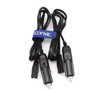Eonvic Câble d'extension allume-cigare 12 V CC - Câble d'alimentation pour mini réfrigérateur de voiture - Câble de rechange pour refroidisseur de voiture - Mini réfrigérateur Mobicool SAST KEMIN (1,5