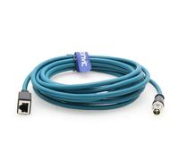 Eonvic Câble d'extension Ethernet industriel M12 8 broches mâle X Code vers RJ45 femelle High Flex Cat6 Gigabit