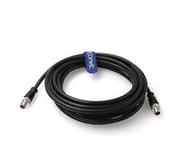 Eonvic Câble Ethernet M12 Cat6e X-Code 8 broches mâle vers mâle 8 broches haute flexibilité Sheild industriel Gigabit Ethernet pour applications industrielles (2 m)