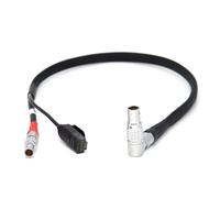 Eonvic Câble Ethernet mâle 1B 10 broches vers RJ45 et LBUS 4 broches mâle pour NIA- 1 adaptateur ARRI Alexa Mini/Mini LF/35 EHT (angle droit 10 broches)