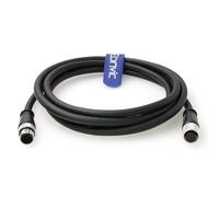Eonvic Câble flexible M12 A 12 broches mâle vers femelle pour actionneurs de caméra Cognex, capteurs, bus de terrain Ethernet industriel (3M)