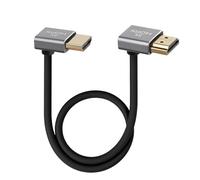 Eonvic Câble HDMI 2.1 8K en silicone 48 Gbit/s ultra haut débit prend en charge 8K @ 60 Hz 4K @ 120 Hz pour appareil photo Sony PXW-FS7/FS7K FX3 FX6 FX9 Canon XF305 XF300 XF705 C700 C500 Mark II Noir