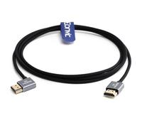Eonvic Câble HDMI 2.1 en silicone 8K @ 60 Hz pour Sony A7S3 FX3 FX6 Canon C300 Appareil photo ATOMOS Ninja V Monitor PS5/Xbox Series, HDMI gauche vers HDMI Ultra HD Cordon 0,9 m