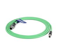 Eonvic Câble industriel M12 4 broches mâle D code vers M8 4 broches mâle A code CAT5e Gigabit Ethernet Shield High Flex pour systèmes d'E/S PLC, capteurs, actionneurs, équipement de réseau de