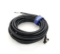 Eonvic Câble industriel M8 4 broches A-Code femelle à angle droit pour ouvrir le connecteur moulé blindé de capteur aéronautique étanche IP67 Cat 5e câble haute flexibilité 10 m