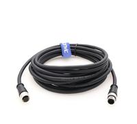 Eonvic Câble M12 17 broches A code mâle vers femelle étanche Aviation Sensor Cable Plug Blindé Injection Moulage industriel électrique PVC 40 m