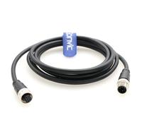 Eonvic Câble M12 6 broches A code mâle vers femelle étanche Aviation Sensor Cable Plug Blindé Injection Moulding Industrial Electrical PVC Cable 5m