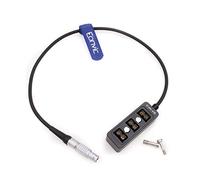 Eonvic Câble répartiteur d'alimentation 6 broches 14,8 V pour DJI Ronin 2 vers 3 ports D-Tap P-Tap HUB Câble adaptateur pour caméra de moniteur 30 cm