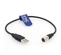 Eonvic Hirose Câble d'alimentation USB mâle 4 broches pour appareils audio Zoom F4 F8 633/644/688