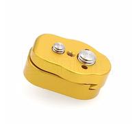 Eonvic Mini plaque de verrouillage à vis de 3/8" pour ARRI RED appareil photo, moniteur, trépied, écran LCD, bras magique (jaune)